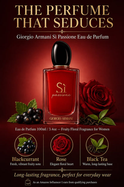 Giorgio Armani Sì Passione Eau de Parfum for Women – 100 ml