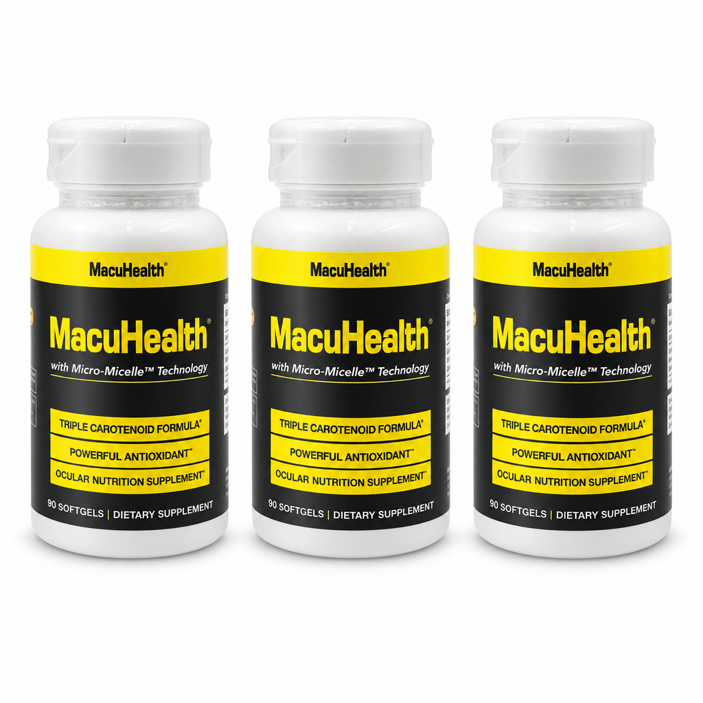MacuHealth Triple Carotenoid Formula with Micro-Micelle Technology | Ocular Nutrition Supplement | 90 Softgels