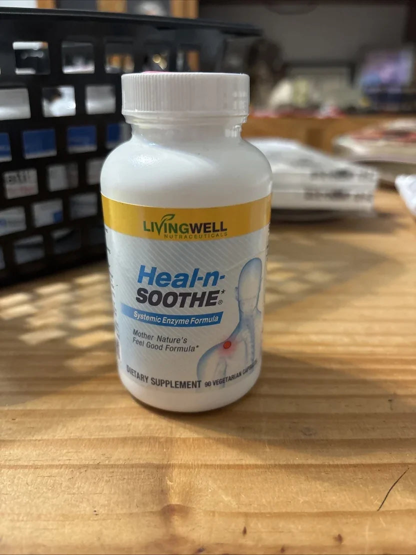 Livingwell Heal-n-Soothe Enzyme Formula 90 Capsules
