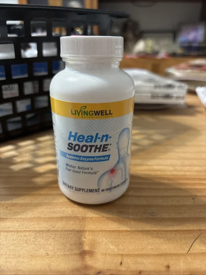 Livingwell Heal-n-Soothe Enzyme Formula 90 Capsules