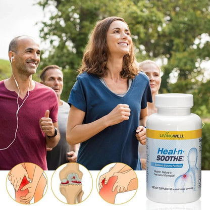 LivingWell Heal-n-Soothe Enzyme Formula – 90 Capsules
