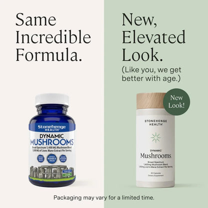 Stonehenge Dynamic Mushrooms Supplement – 60 Capsules